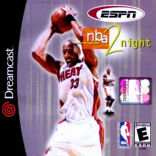 ESPN NBA 2Night box art for Sega Dreamcast
